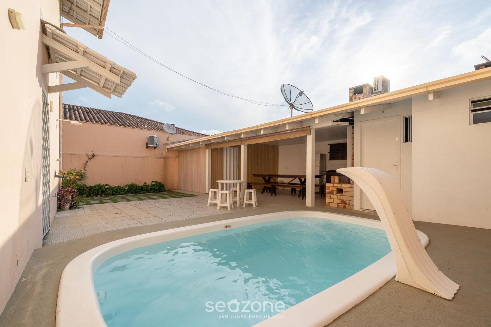 Bela Casa Com Piscina No Centro De Penha/Sc Bsl190 Villa เปงญา ภายนอก รูปภาพ